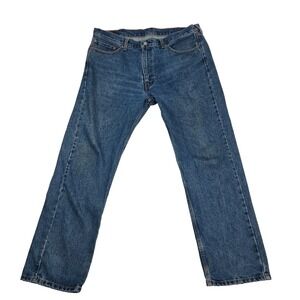 Levis 505 Straight Fit Blue Size 40x32 Womens Jeans